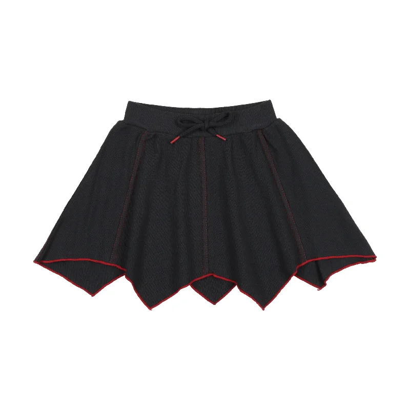 women's A-line skirtsLil Legs Handkerchief Skirt - Off Navy