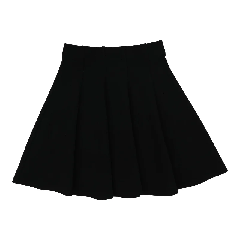 women's satin skirtsLil Legs Panel Skirt - Black