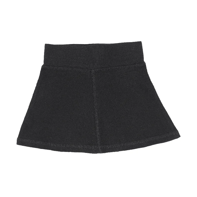 women's wool skirtsLil Legs Ribbed Skirt - SS22 Black