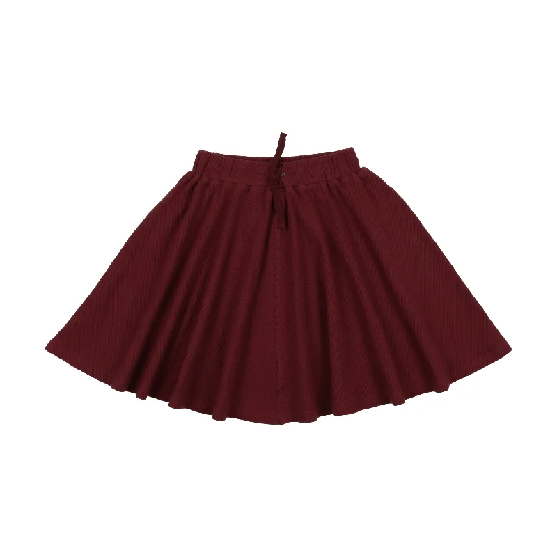 women's crochet skirtsLil Legs Skirt - Burgundy