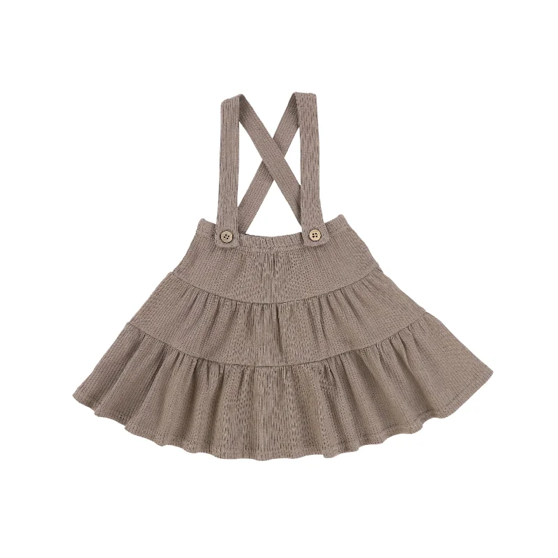 women's flowy skirtsLil Legs Suspenders Skirt - Mocha