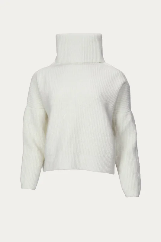 Fitted Cashmere SweatersJoan Jumper In Ivory White