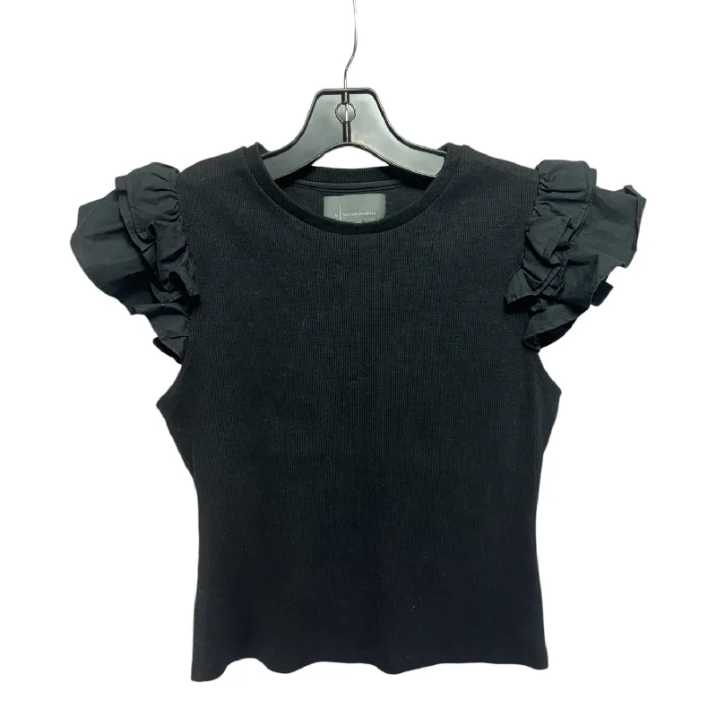 women's tops with bell sleevesTop Short Sleeve By Anthropologie In Black, Size: Xs