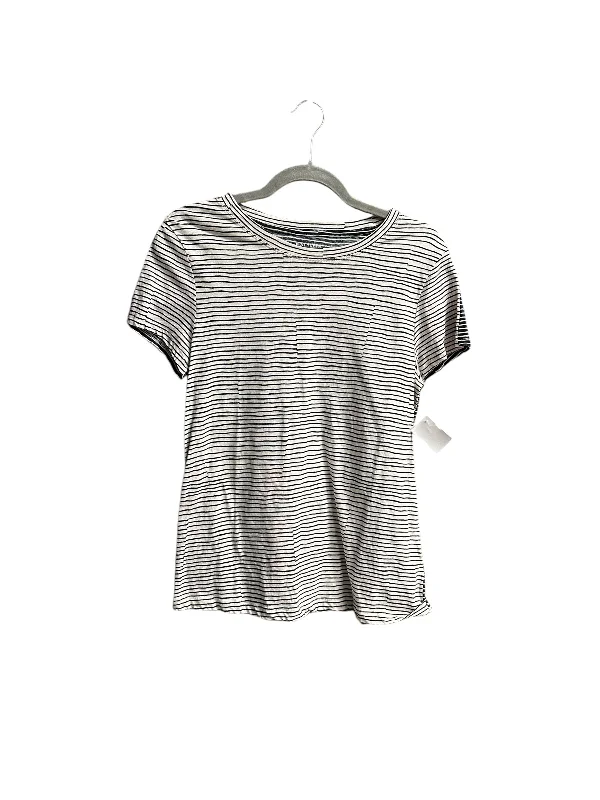 women's tops for those who want to invest in timeless piecesTop Short Sleeve By Athleta In Striped Pattern, Size: S