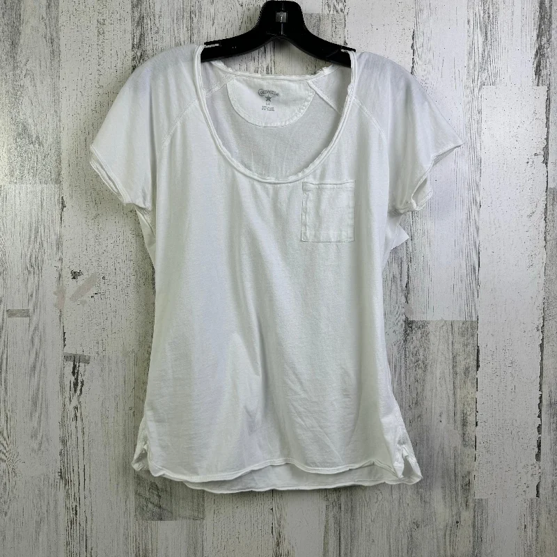 women's tops for those who want to wear pieces that are both comfortable and stylishTop Short Sleeve By Converse In White, Size: L