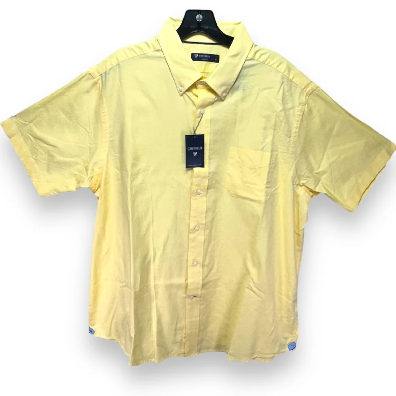 women's tops for those who want to invest in timeless piecesTop Short Sleeve By Cremieux In Yellow, Size: Xl