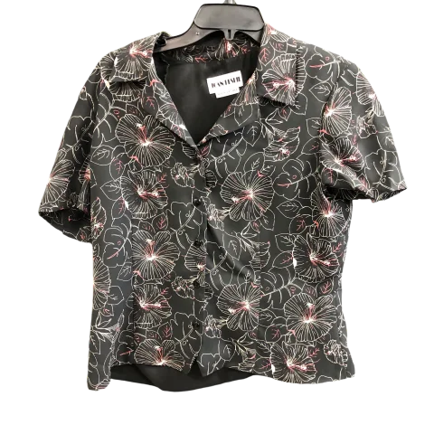 women's tops for maximalist fashion loversTop Short Sleeve By joan leslie In Floral Print, Size: 14