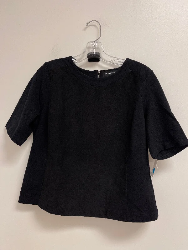 camisoles for womenTop Short Sleeve By Liz Claiborne In Black, Size: L