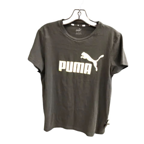 women's tops for those who want to make a bold fashion statement with their choice of topsTop Short Sleeve By Puma In Black, Size: L