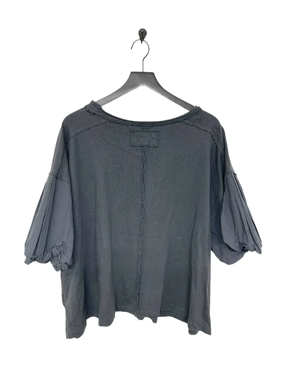 women's tops in solid colorsTop Short Sleeve By We The Free In Grey, Size: L